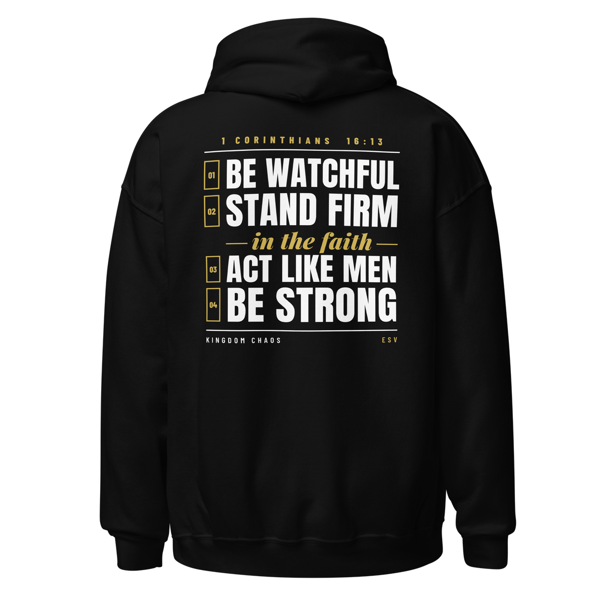 Stand Firm Four Commands Hoodie
